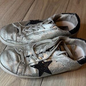 Golden Goose Silver Sneakers